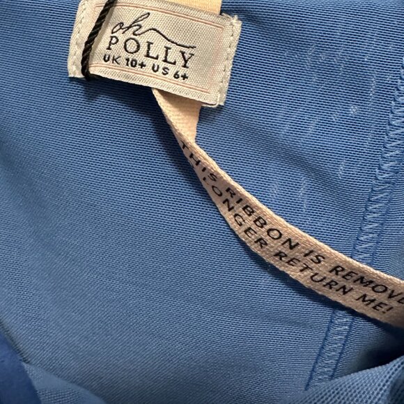 Oh Polly Ines Embellished Corset Mini Dress Cobalt Blue - Picture 4 of 6